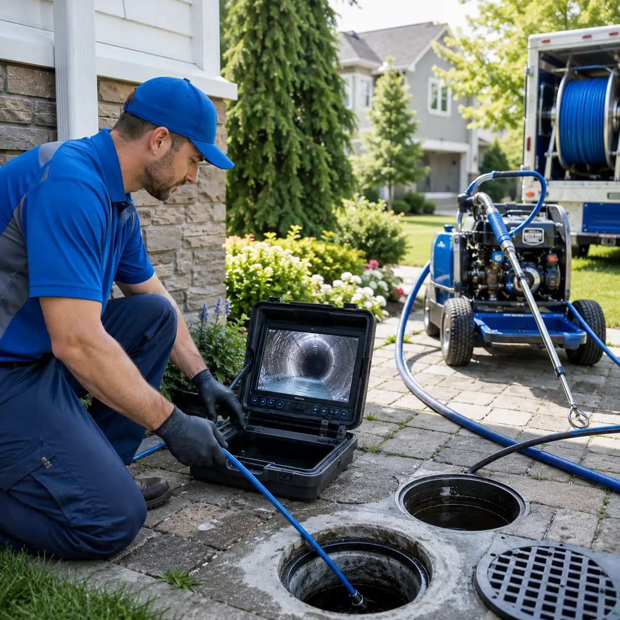 Outdoor drain cleaning professionals serving Radnor, OH